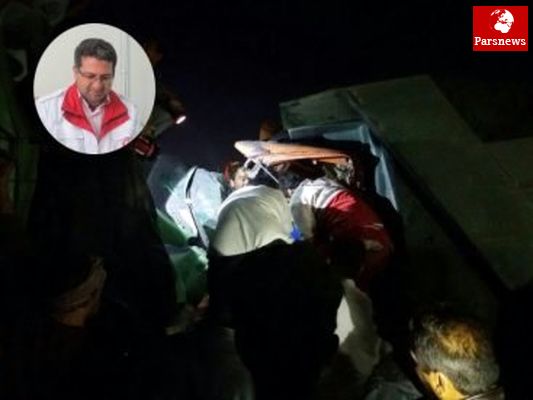 تصادف شدید 2 کامیون در جاده بافق