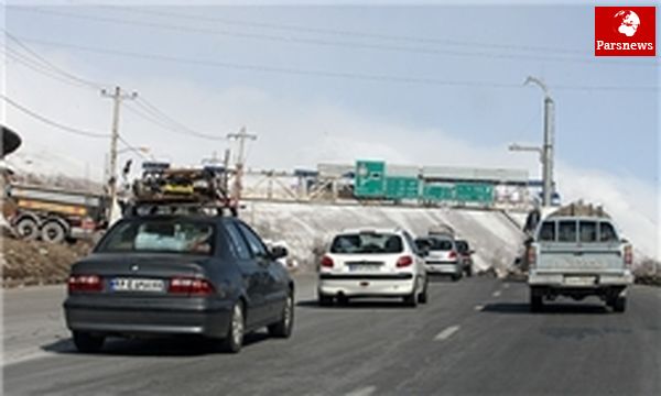 ترافیک محور تهران مازندران سنگین است