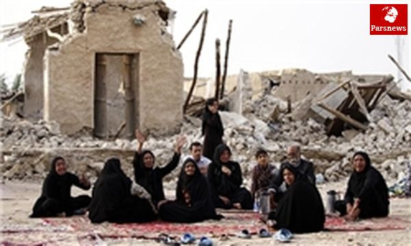 پیکر قربانیان زلزله دشتی تشییع شد