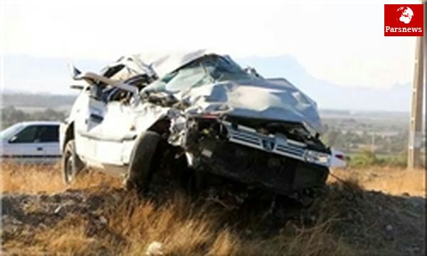 واژگونی مرگبار خودرو حامل اتباع غیر مجاز در آزادراه قم
