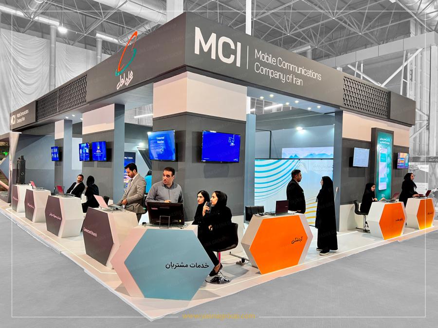 غرفه سازی همراه اول در نمایشگاه مشهد