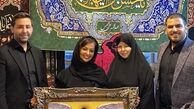 تابلو فرش زیبای نفیسه روشن + عکس