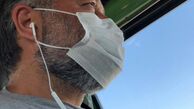 سلفی علی صالحی در تاکسی + عکس
