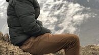 کوهنوردی مهرداد صدیقیان در زمستان + عکس