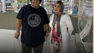 فرهاد اصلانی در داروخانه هوادارش + عکس
