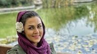 شیوا ابراهیمی در کنار دریاچه ای زیبا + عکس
