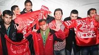 پرچم باشگاه پرسپولیس در موزه باشگاه منچستریونایتد /عکس