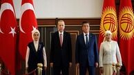 اردوغان وارد قرقیزستان شد