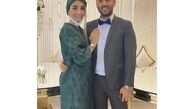 پویان گنجی و همسرش در مراسم سالگرد ازدواجشان + عکس