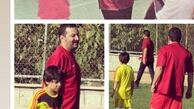 تفریحات مهراب قاسمخانی و پسرش+عکس