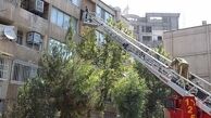 محبوس شدن ۱۰ نفر میان دود / عکس