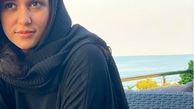 عکس ملیح پریناز ایزدیار لب دریا