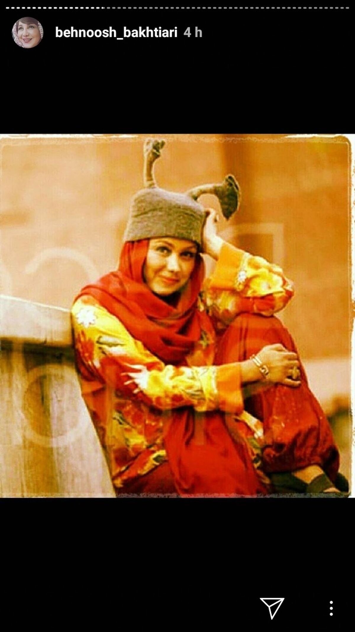 لباس عجیب و غریب بهنوش بختیاری + عکس