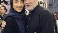 ایرج نوذری و ‌‌دخترش + عکس