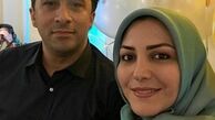 عکس خانم مجری و همسرش در جشن