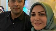 عکس خانم مجری و همسرش در جشن