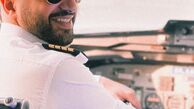 خلبانی کردن زانیار خسروی + عکس