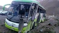 واژگونی مرگبار اتوبوس مسافربری در جاده زابل به زاهدان