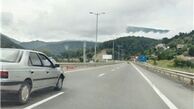 بارش برف و باران در برخی جاده‌ها‌
