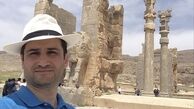 پویا امینی در بقایای تخت جمشید + عکس