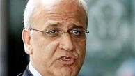 دیدار رئیس هیئت مذاکره کننده فلسطینی با لاوروف