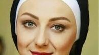  ویدا جوان با روسری شر شری‌اش