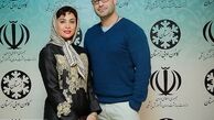 تیپ خانومانه حدیثه تهرانی در کنار همسرش+عکس