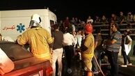 مصدومیت 4 نفر بر اثر تصادف پراید در بزرگراه شهید کاظمی