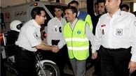 بازدید احمدی نژاد از ستاد فرماندهی اورژانس تهران و آتش نشانی