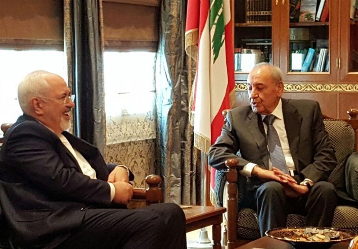 دیدار ظریف با «نبیه بری» و «رمضان عبدالله»