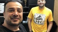سلفی سپند امیرسلیمانی با مجری فرمول یک + عکس