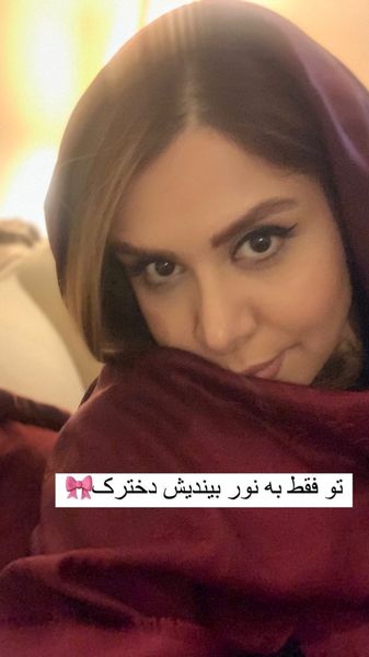 تیپ نجمه جودکی در خانه اش + عکس