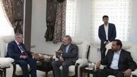 دیدار لاریجانی با جلال طالبانی 
