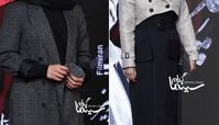 سوگل خلیق و ویدا جوان در مهمانی اکران «بی همه چیز» 