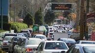 ترافیک نیمه‌سنگین در جاده چالوس