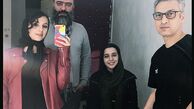 جوانه دلشاد در پشت صحنه کار جدیدش + عکس