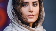 الناز شاکردوست با شالی زیبا