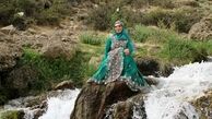 افسانه بایگان با لباسی محلی + عکس