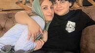 شقایق دهقان و پسر مو فرفریش + عکس