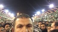 کمیل قاسمی در مراسم اربعین/عکس