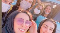 سلفی لیلا بلوکات و دوستانش در خیابان + عکس