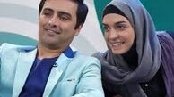امین زندگانی با چهره متحول‌ شده‌اش همراه بانو
