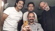 پوریا شکیبایی در کنار بازیگر مشهور + عکس