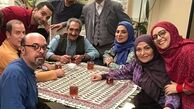 جمعی از بازیگران طنز در پشت صحنه فیلم جدید+عکس
