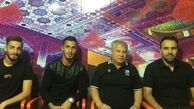 هیات آقایون فوتبالی در کنار اسطوره پرسپولیس+عکس