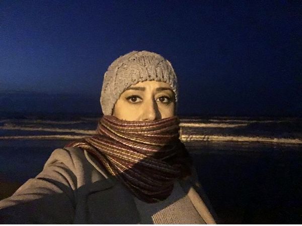 سفی شبانه خانم بازیگر لب دریا + عکس