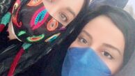 آشا محرابی و سارا منجزی پور در شلوغی های شهر + عکس