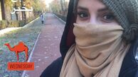 پیاده روی شبنم قلی خانی در هوای پاییزی + عکس