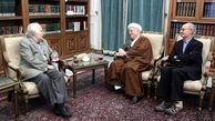 دیدار هاشمی‌رفسنجانی با استاد فرشچیان