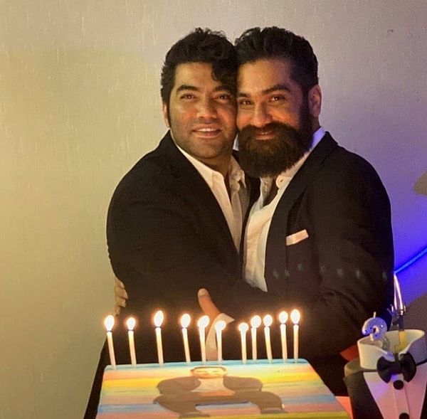 علی زند وکیلی در یک مراسم تولد + عکس